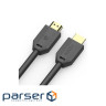 Кабель мультимедійний HDMI M to HDMI M 2.0m V2.0 4K 60Hz HP (HP_DHC-HD01-02M)