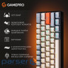 Дротова механічна клавіатура GamePro MK130 V2 Infinity QLAB Sakura Black (MK130-V2-B-QS)