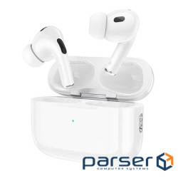 Навушники Bluetooth HOCO EW94, TWS Bluetooth 5.1, з мікрофоном, вакуумні, White, Кейс