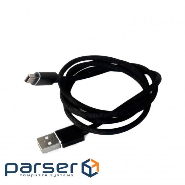 Кабель Extradigital (KBU1805) USB 2.0 AM - Mini USB, 1м, чорний 