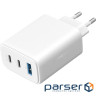 СЗУ Proove Silicone Power 2 67W (2*Type-C+USB) white (WCSP26120002)