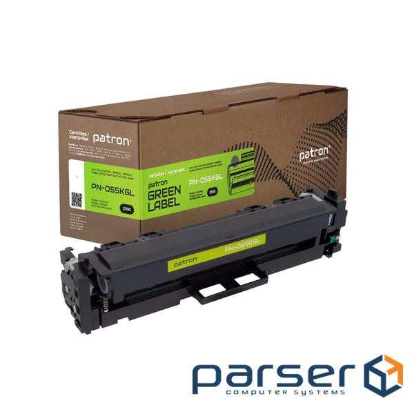 Картридж Patron Canon 055 black Green Label (PN-055KGL)