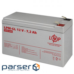 Акумуляторна батарея LOGICPOWER LPM-GL 12 - 7.2 AH (12В, 7.2Ач) (6561)