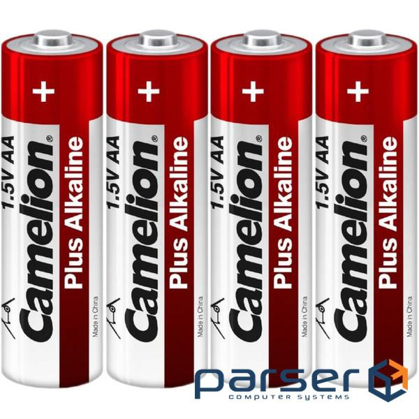 Батарейка Camelion AA LR6 Plus Alkaline (Shrink) * 4 (LR6-SP4)