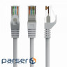Патч корд Cablexpert PP6U-CU-0.25M, UTP, категорія. 6, литий, 50u" штекер із фіксатором, 0.25 м, сі 
