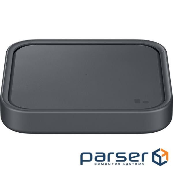 Зарядний пристрій Samsung 15W Wireless Charger Pad w/o Dark Gray (EP-P2400BBEGEU)