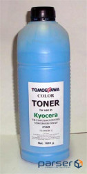 Тонер KYOCERA TK-5140/5195/5215/5305/8115 1кг Cyan Tomoegawa (TG-KM6030C-1)