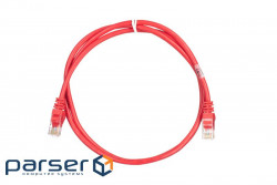 Патч корд 2E Cat 5e,UTP,RJ45, 26AWG ,7/0.16 Cu, 1.20 m, PVC,Red (2E-PC5ECOP-120RD)