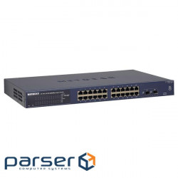 Network switch Cisco SG350X-48-K9-EU Тип - управляемый 3-го уровня, форм-фактор - в стойку, количество портов - 54, порты - SFP+, Gigabit Ethernet, комбинированный, возможность удаленного управления - управляемый, коммутационная способность - 176 Гбит/ с, размер таблицы МАС-адресов - 64000 Кб, корпус - Металический, 48x10/ 100/ 1000TX, 2хSFP+ Netgear GS724T (GS724T-400EUS)