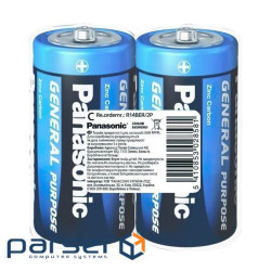 Батарейка Panasonic RED ZINK R20 BLI 2 ZINK-CARBON (R20REL/2BPR)