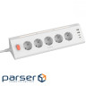Мережевий фільтр Proove Prism Socket (5xAC + 2xType-C + 2xUSB) 1.6m white (PSPS25002202)