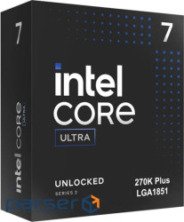 CPU Desktop Intel Ultra 7 270K Plus (36M Cache, up to 5.50 GHz, FCLGA18W) box (BX80768270KSA4V6)