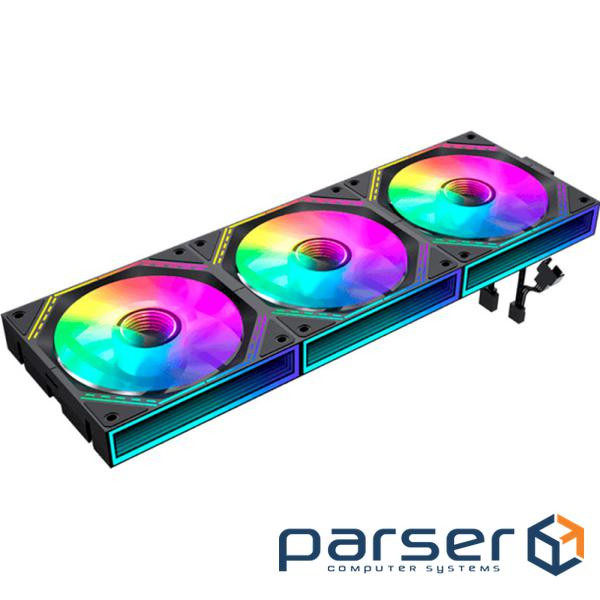 Комплект вентиляторів GAMEMAX FN12A-S3I Black 3-Pack