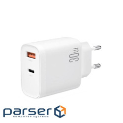 Зарядний пристрій XO 1xUSB-C PD30W + 1xUSB QC3.0 (XO-QC16)