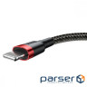 Дата кабель USB 2.0 AM to Lightning 1.0m 1.5A gold-black Baseus (CALKLF-BV1)