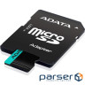 Карта пам"яті microSDXC, 256Gb, ADATA Premier Pro, Class10 UHS-I U3 V30 A2, (AUSDX256GUI3V30SA2-RA1)