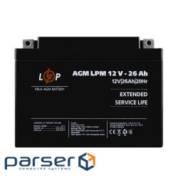 Аккумулятор AGM LPM 12V - 26 Ah (42191)