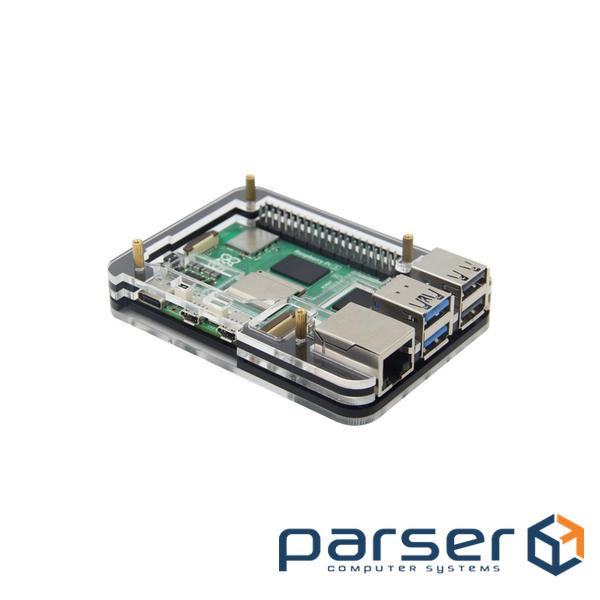 Корпус для Raspberry Pi 5 акриловий (5 шарів) (RA797)