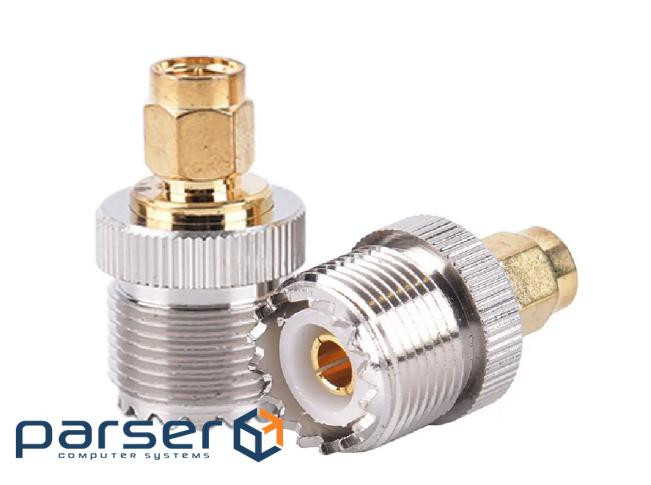 Перехідник SMA Male - UHF Female (SMA тато, штекер-UHF мама, гніздо) ціна за 1 шт (YT42308)