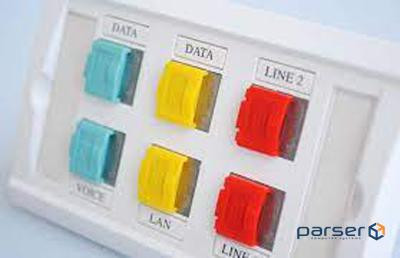 Ліцьова панель американського стилю 6-ти портова (XB-USFPF-A06)