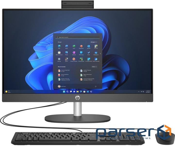 Моноблок 23.8" HP ProOne 245 G10 Ryzen3-7320U/8Gb/SSD512Gb/Cam/WiFi/K&M/DOS/Iron Gray/3y.w (A54ZTET)
