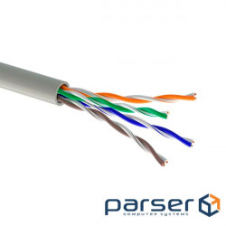 Кабель UTP, Cu (мідь), для внутрішньої прокладки, 4x2x0,49 мм, 