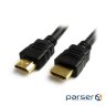 Кабель мультимедійний HDMI to HDMI 3.0m Gemix (Art.GC 1456)