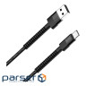 Дата кабель USB 2.0 AM to Type-C 1.0m 2.4А black ColorWay (CW-CBUC063-BK)