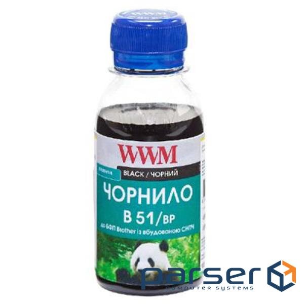 Чорнило WWM Brother DCP-T300/T500W/T700W 100г Black Pigmented (B51/BP-2)