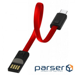 Дата кабель USB 2.0 AM to Lightning 0.22m red ColorWay (CW-CBUL021-RD)