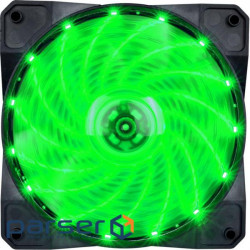 Вентилятор 1STPLAYER A1-15 LED Green (A1-15LED Green)