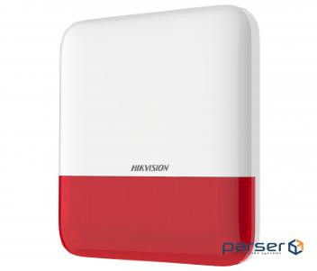 Бездротова зовнішня сирена (червона ) Hikvision DS-PS1-E-WE-Red