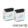 Wi-Fi Mesh System ASUS ROG Rapture GT6 White 2-pack (90IG07F0-MU9A40)