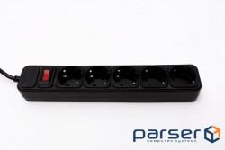 ProLogix Power Filter (PRS-075UPS5-18B) 0.75 mm, 5 outlets, 1.8 m, for UPS, black 