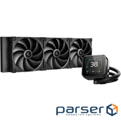 Система водяного охлаждения DeepCool Spartacus 420 Black (R-SPT420-BKDSMP-G-1), Intel: 1851/1700, AM