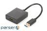 Адаптер DIGITUS USB 3.0 - HDMA Full HD, M/F, 0.15 m (DA-70841)