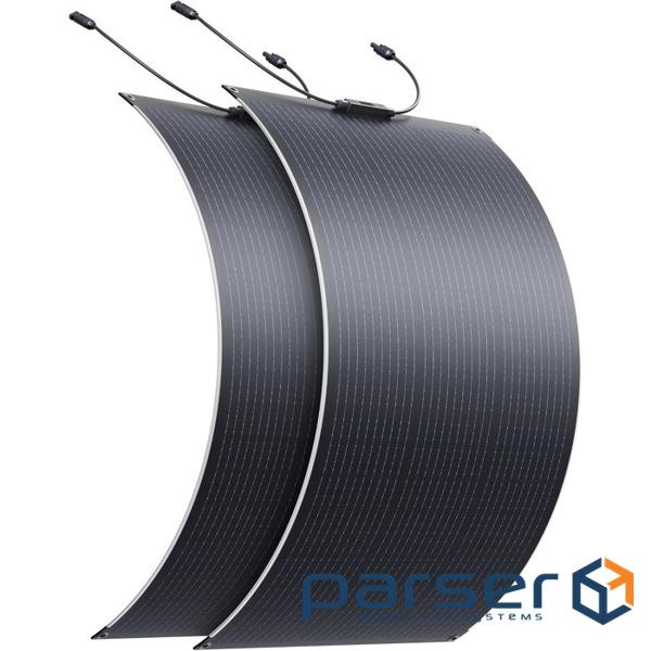 Комплект портативних сонячних панелей BLUETTI PV100 FX 2-pack 100W (P-PV100FX-UJ-BK-LS-10)