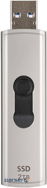 Портативний SSD диск TRANSCEND ESD320A 2TB USB3.2 Gen2 Soft Gray (TS2TESD320A)