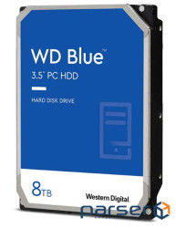Жорсткий диск WD Blue 8TB/3.5/5640/256/S3.0 (WD80EAAZ)