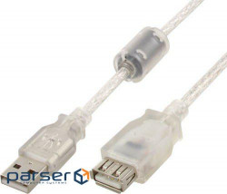 Дата кабель USB 2.0 AM/AF 3.0m Cablexpert (CCF-USB2-AMAF-TR-10)