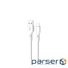 Дата кабель USB 2.0 AM to USB-C 1.0m 2.4A XO (CB-23UC)