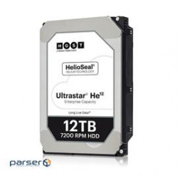HGST Hard Drive 0F29560 3.5 inch 12TB ES 72000RPM 256MB SAS 12Gb/s 4Kn ISE Ultrastar He12 Bare