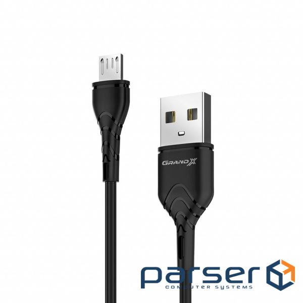 Date cable USB 2.0 AM to Micro 5P 1.0m Grand-X (PM-03B)