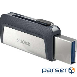 Накопичувач SanDisk 128GB USB 3.0 + Type-C Ultra Dual R150MB/ s (SDDDC2-128G-G46)