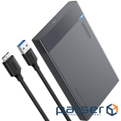 Кишеня зовнішня Ugreen USB 3.0 to M.2 SATA SSD US221 black (30848)