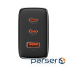 Зарядний пристрій Baseus Cube Pro Fast Charger 2C+U 65W black (P10152301113-00)