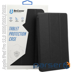 Чохол до планшета BeCover Tri Fold Hard Apple iPad Pro 12.9 2020/2021/2022 Black (709668) (709668)