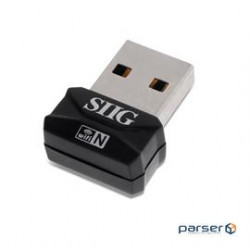 SIIG Network JU-WR0112-S2 Wireless-N Mini USB Wi-Fi Adapter 150Mbps 802.11n/g/b Retail