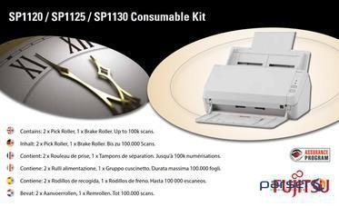 Resource kit for Fujitsu SP-1120, SP-1125, SP-1130, SP-112 scanners (CON-3708-100K)