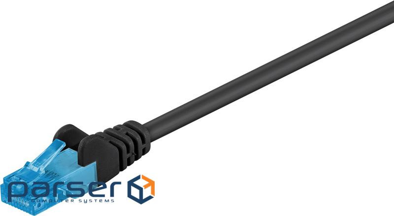 Патч-корд неекранований RJ45 UTP6a 5.0m, patch AWG26 D=5.0mm LSOH Cu,чорний (75.05.5410-10)